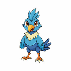 funny parrot cartoon