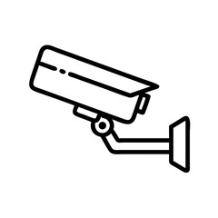Wall Mounted Surveillance Camera Icon Design
