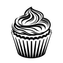 cupcake vector illustration