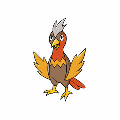 vector illustration of a bird