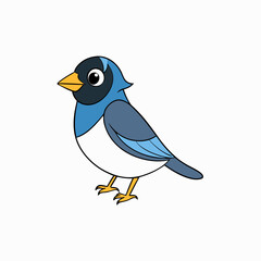 blue bird on a branch