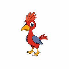 vector illustration of a bird