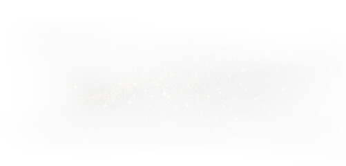 Star dust effect PNG. Glowing spark, bokeh, and glistering flare with shiny gold and white light. Magical abstract sparkle for Christmas, festive designs, and bright decorations.