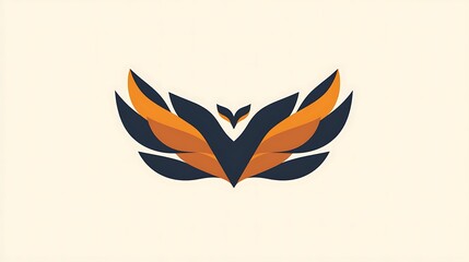 Obraz premium Abstract Wings Logo Design.