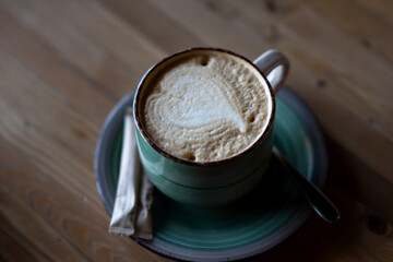 coffee cup latte art