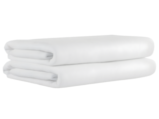 Folded White Linens on Transparent Background Illustration