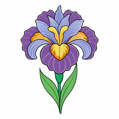 vector illustration of a flower