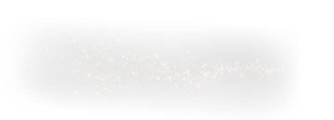 Festive gold sparkle dust PNG. Transparent shimmer particle with glowing confetti dust effect. 