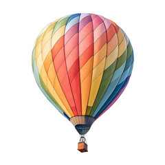 Fototapeta premium hot air balloon isolated