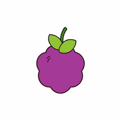 vector illustration of an apple