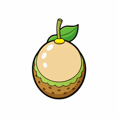 vector illustration of an apple