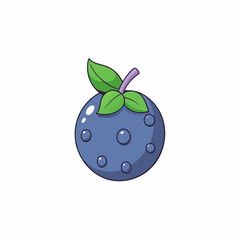 vector illustration of a strawberry