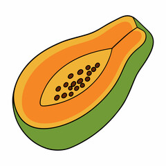vector illustration of an apple
