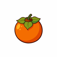 vector illustration of an orange