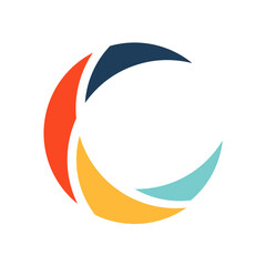  Letter C Initial Logo Design, Letter C Vector Template.
