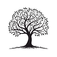 Obraz premium Tree with Heart Shaped Branch Formation