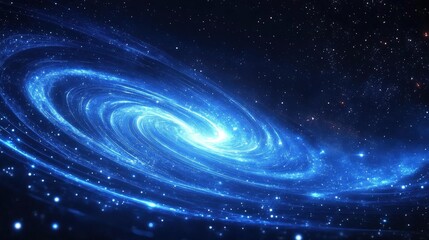 Obraz premium Spiral Galaxy in Deep Space