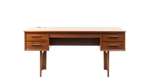 Vintage 60s 70s Retro Style Brown Business Interior Design for Home