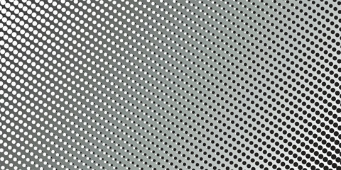 Grunge halftone gradient background. Faded grit noise texture. White and black sand wallpaper. Retro pixelated backdrop. Anime or manga style comic overlay. Vector graphic design textured template