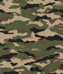 Fototapeta premium camouflage, khaki, army print, hunting style, dark background, fashionable design for workwear