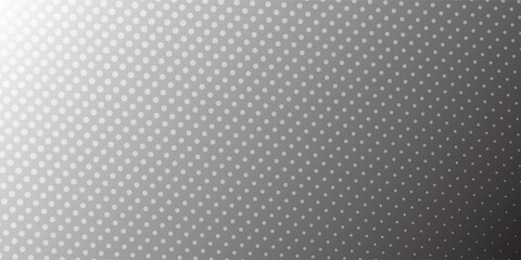 Grunge halftone gradient background. Faded grit noise texture. White and black sand wallpaper. Retro pixelated backdrop. Anime or manga style comic overlay. Vector graphic design textured template