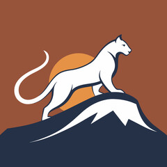 silhouette of a panther