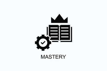 Mastery Icon Or Logo Isolated Illustration