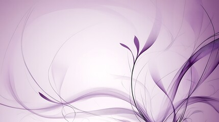 Abstract Purple Floral Design. (1)