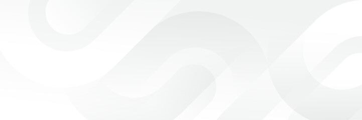 Abstract pattern white geometric banner design background.