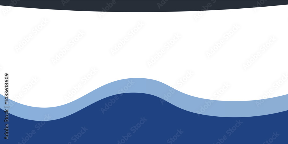 Poster divider header for app, banners or posters. set of template dividers shapes for website. curve lines