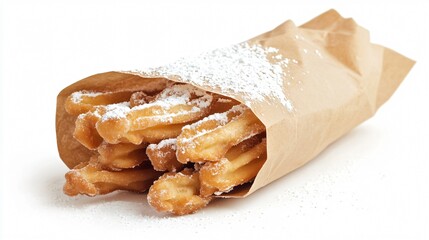 Close-Up Churro Fried Dough Pastry Presentation