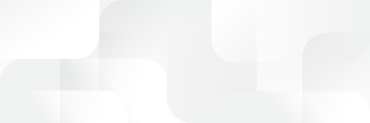 Abstract pattern white geometric banner design background.