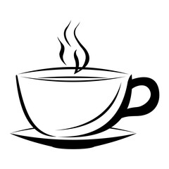 Icon of a Coffee Cup – Classic Hot Drink Symbol