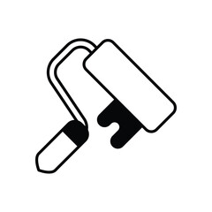 Paint Roller Icon vector stock illustration