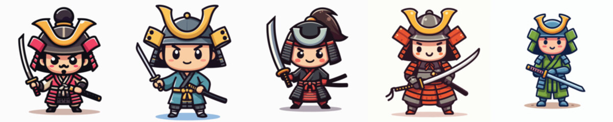 vector of a samurai.