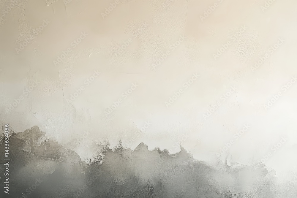 Poster subtle, muted color palette transitioning across a textured surface.