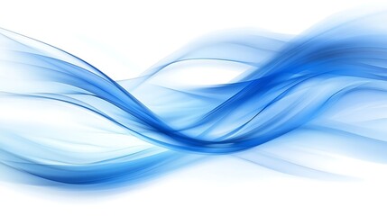 Fototapeta premium Abstract Blue Wave Design.