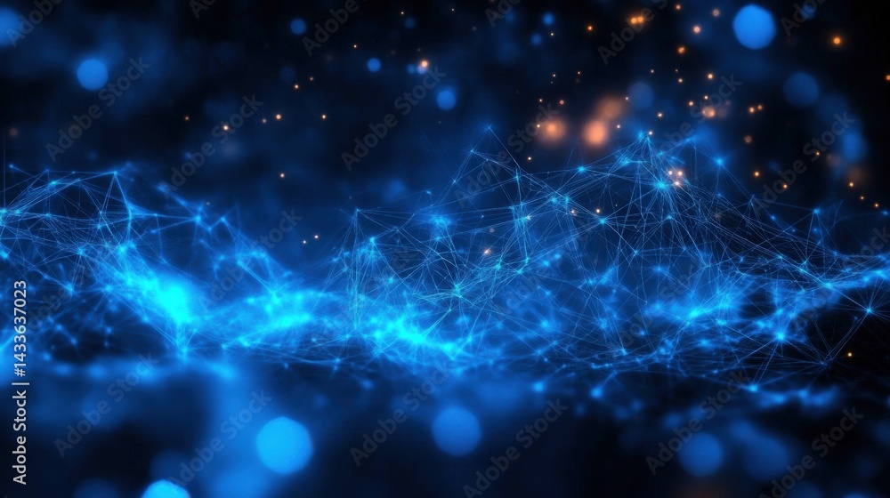 Poster abstract network connections in deep space