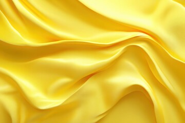 Obraz premium Yellow silk fabric texture abstract on white background on transparent background