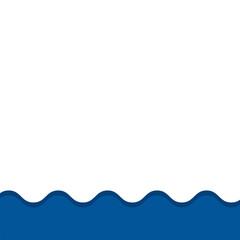 Wave Classic Shape Footer