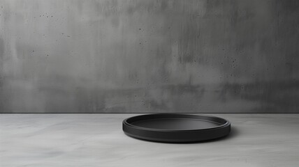 Photorealistic image of a motion tray puck light in a modern studio setting