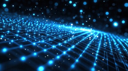 Obraz premium Abstract Digital Network Structure