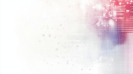Abstract digital background with gradient dots and bokeh effect