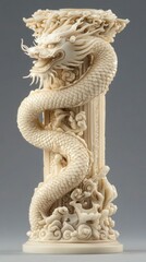 Obraz premium A beautiful swan-shaped carving made from a watermelon, gracefully displayed.