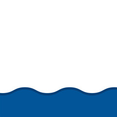 Wave Classic Shape Footer