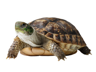 Naklejka premium Endangered Turtle Poster Design Template for Conservation Awareness