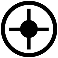 Obraz premium Target symbol in vector format designed for use in graphics and digital projects