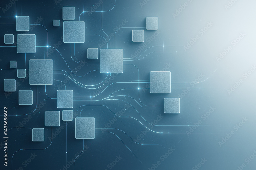 Aufkleber this hi-tech background features shimmering frosted glass micro tile clusters interconnected with de