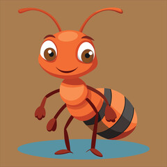 Ant  vector art illustration.