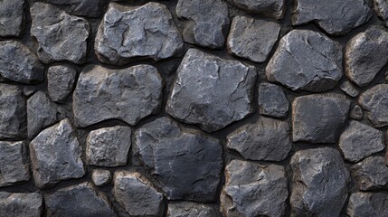 Fototapeta premium Dark Grey Stone Wall Texture Background